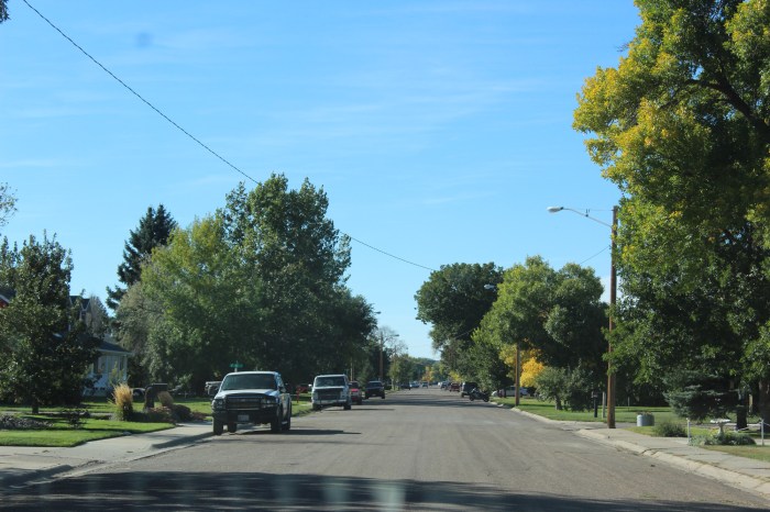 The residential streets are nice