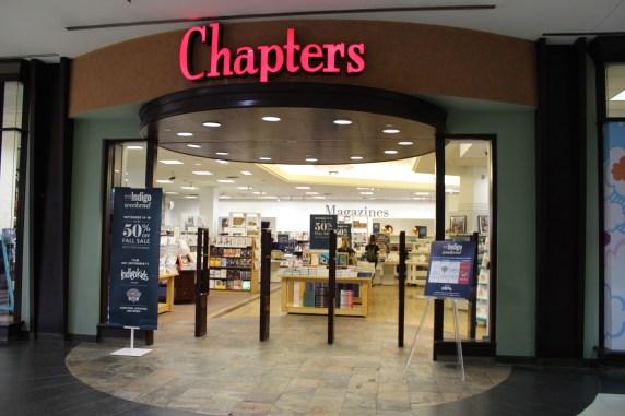 Plus stores we had never heard of like Chapters which is like Barnes and Noble