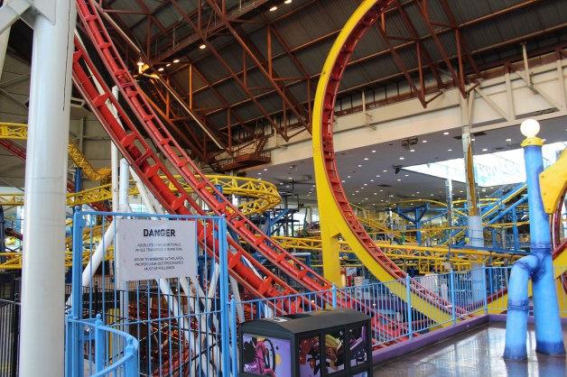 With roller coaster