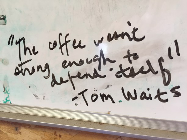 Our favorite message left from night shift