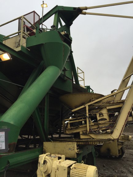 Then places it in the funnel