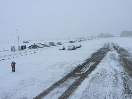 What it looked like by the time we left