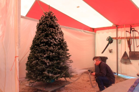 His first solo flocking