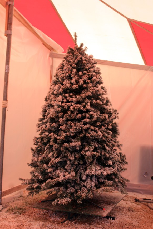 Despite the malfunctioning machine, I think he did a beautiful job