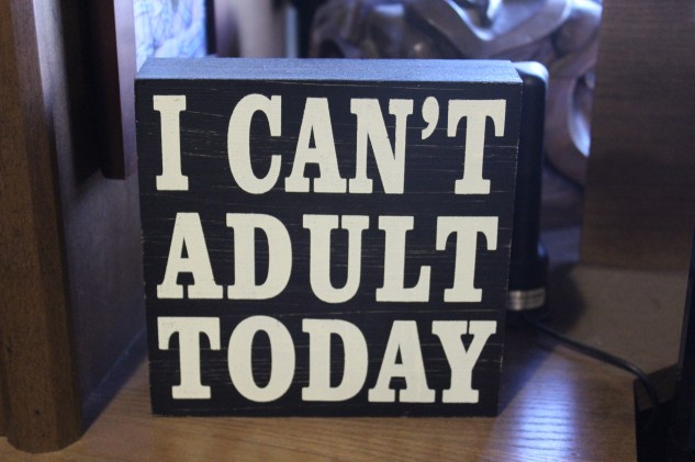 Lee picked this up for $3 on sale at a Target and it always makes laugh