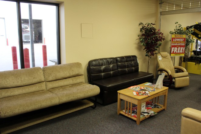 They used their products as furniture which is pretty smart but not all pieces were very comfortable