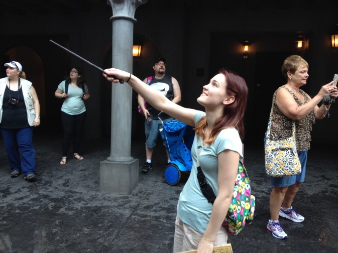 Lee got to experience it a second time with our middle daughter