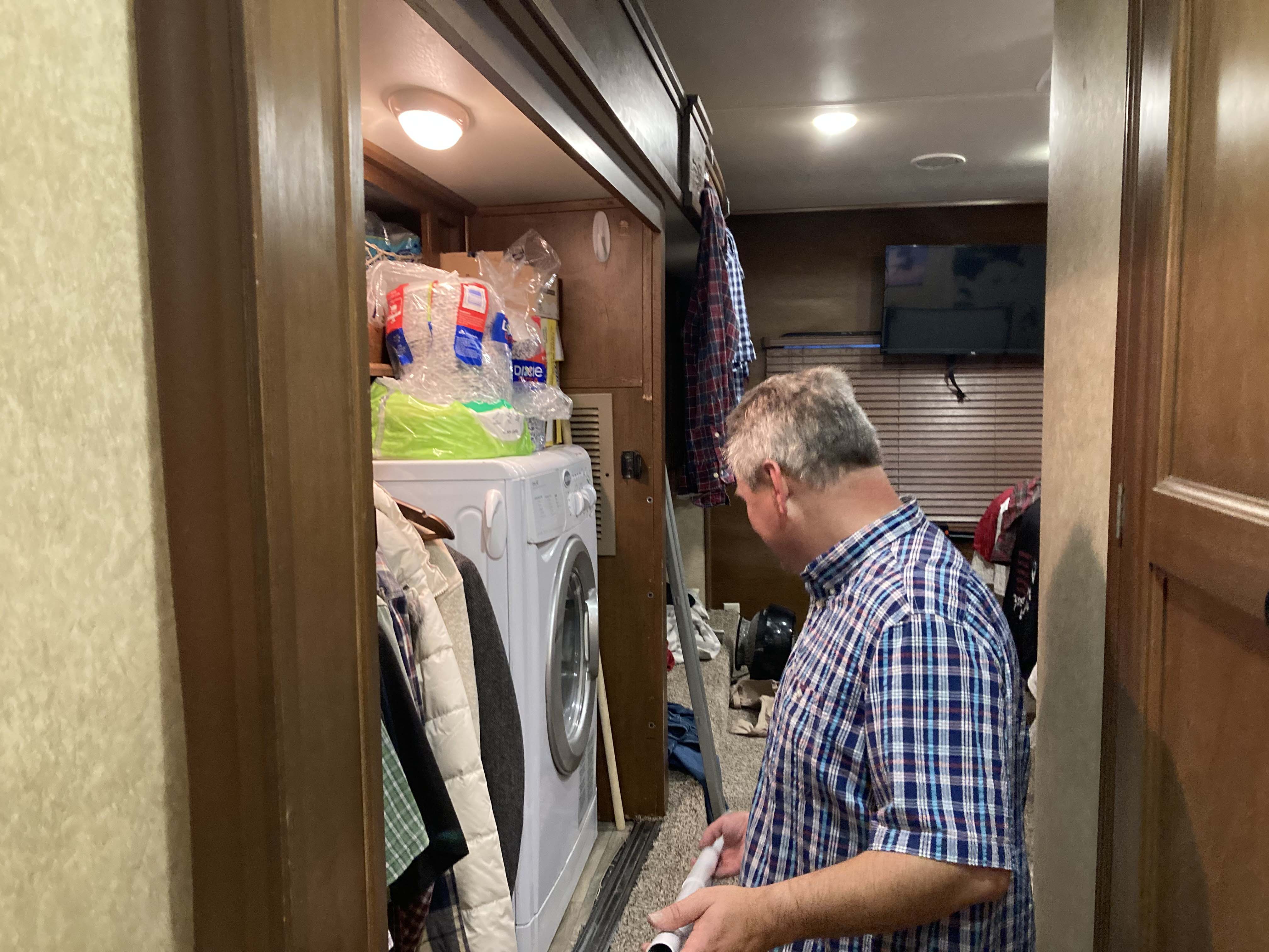 Upgrade Rv Closet Rod Replacing closet doors… sort of – Camper Chronicles